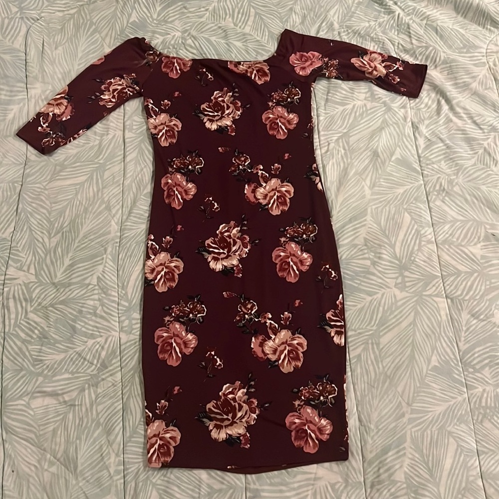 Charlotte Russe M body on off shoulder dress